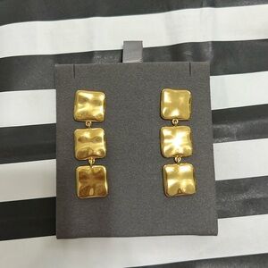 j crew gold Statement earrings